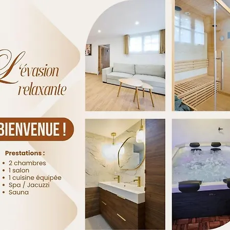 L'evasion Relaxante Sauna Et Prive Apartment